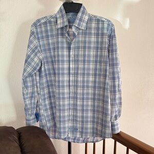English laundry long sleeve button up dress shirt